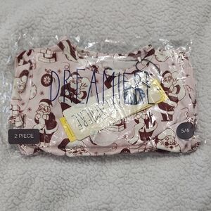 NIB Dreamiere bamboo Santa pajamas Size 5/6